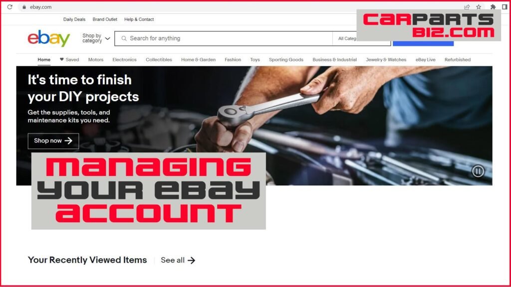 Managing eBay